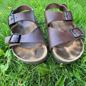Birkenstock Milano brown leather EU size 38